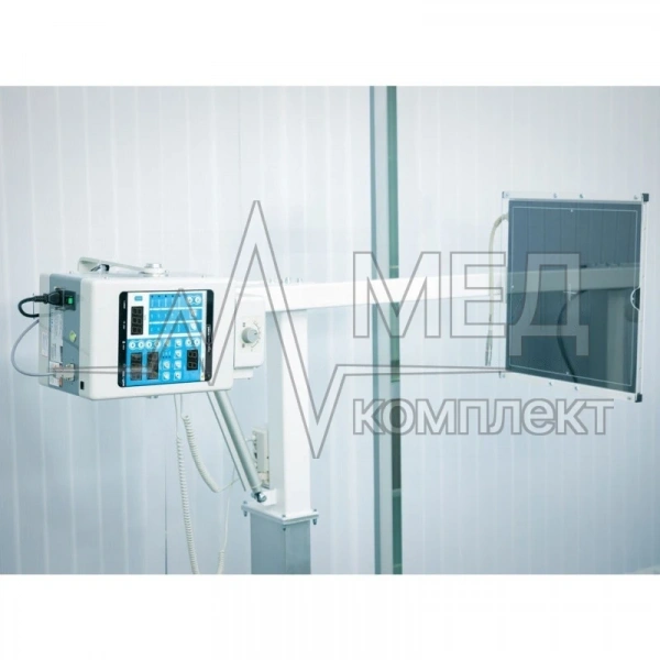 Палатный цифровой рентгеновский аппарат Medical Econet meX+100 с плоско-панельным детектором Rayence 1417 WCC (Wi-Fi)