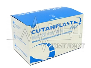 Материал гемостатический абсорбирующий желатиновый стерильный Mascia Brunelli Cutanplast Fast 80х125мм