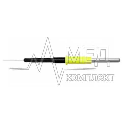 Игольчатый монополярный электрод (игла) для ЛОР-практики ФОТЕК вольфрамовый 0,2 мм прямой стержень, разъем 2,4 мм